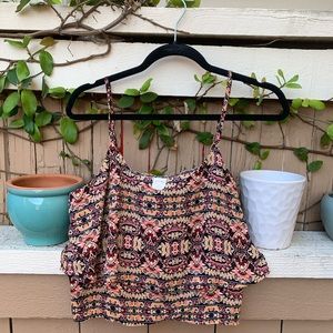 LA Hearts Boho Crop Tank